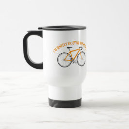 Caneca Térmica Estou a gostar da Bicicleta Engraçado da Reforma