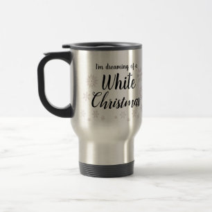Caneca Térmica Estou sonhando com um Natal Branco