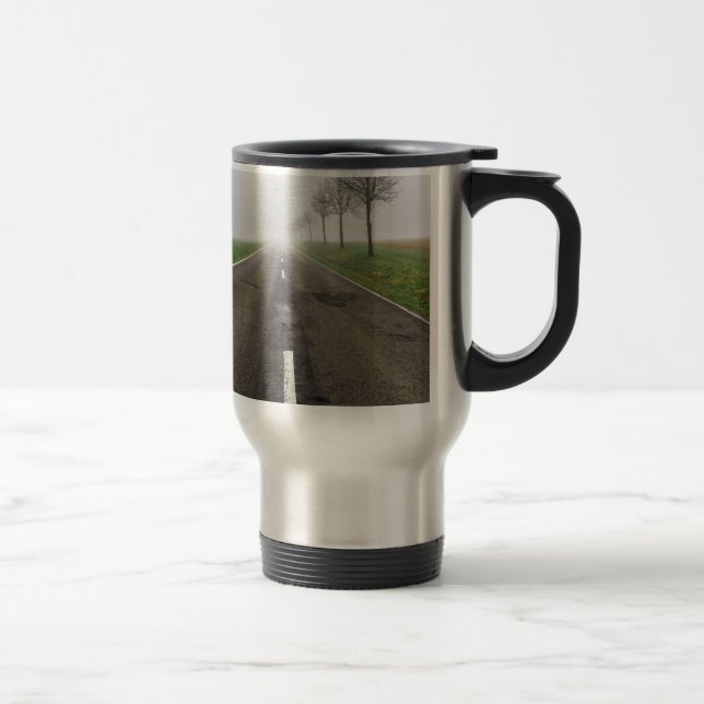 Caneca Térmica Estrada no nevoeiro não leva a nada (Direita)