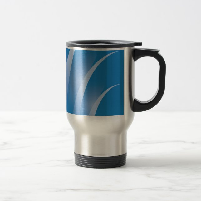 Caneca Térmica estradas em azul (Direita)