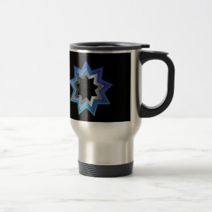 Caneca Térmica Estrela aguçado do símbolo nove da religião de