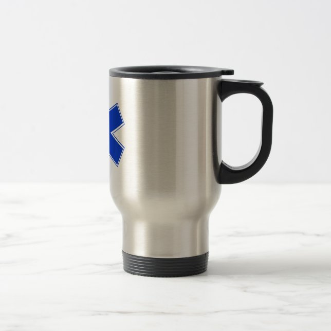 Caneca Térmica Estrela da Vida / Símbolo de EMT (Direita)