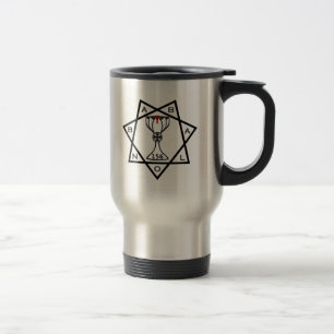 Caneca Térmica Estrela do logotipo & do Lamen de Babalon