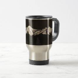Caneca Térmica Estrela do Norte sobre o Corno do Elk