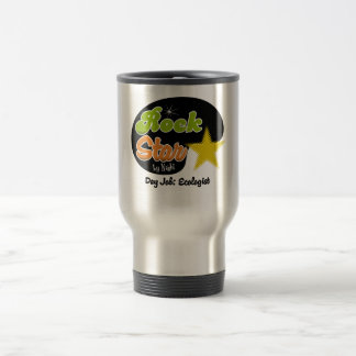 Caneca Térmica Estrela do rock em a noite - ecologista do