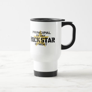 Caneca Térmica Estrela do rock principal em a noite