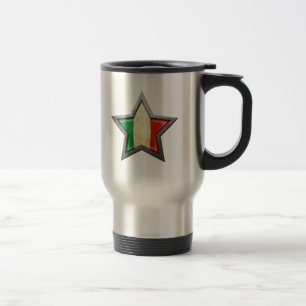 Caneca Térmica Estrela italiana da bandeira