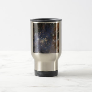 Caneca Térmica Estrelas de Diamante no Espaço Hubble na Nebulosa