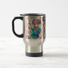 Caneca Térmica estudante de anime