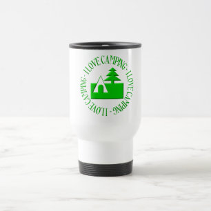 Caneca Térmica Eu adoro acampar
