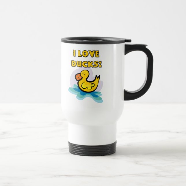 Caneca Térmica Eu Adoro Patos (Direita)