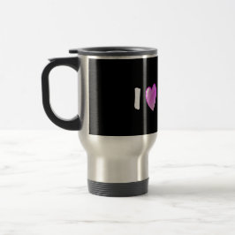 Caneca Térmica Eu Adoro Pugs