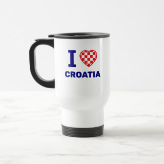 Caneca Térmica Eu amo a Croácia