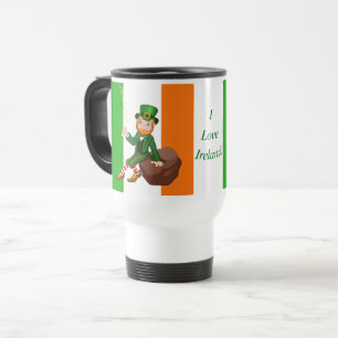 Caneca Térmica Eu Amo a Irlanda