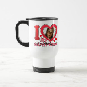 Caneca Térmica Eu Amo A Minha Namorada, Namorado, Esposa, Foto Do