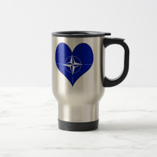 Caneca Térmica Eu amo a OTAN