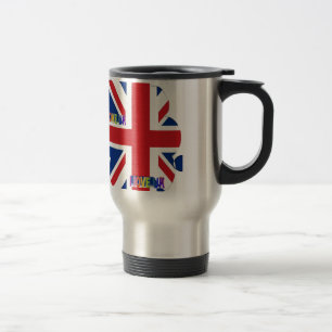 Caneca Térmica Eu Amo Arte Impressa do Reino Unido