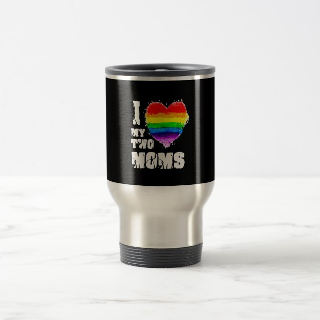 Caneca Térmica Eu Amo As Minhas Duas Mães (Centro)