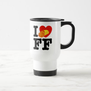 Caneca Térmica Eu amo batatas fritas