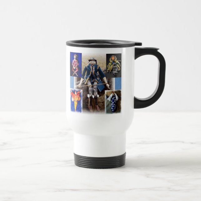 Caneca Térmica Eu amo bonecas (Direita)