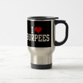 Caneca Térmica Eu amo Burpees, malhação