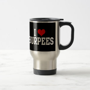 Caneca Térmica Eu amo Burpees, malhação