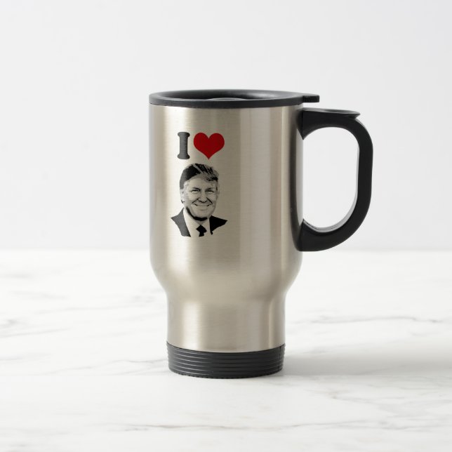 Caneca Térmica Eu amo Donald Trump (Direita)