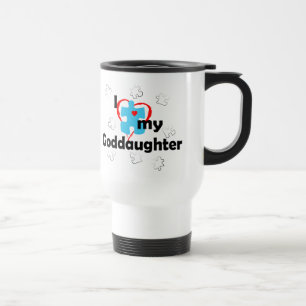 Caneca Térmica Eu amo meu Goddaughter - autismo