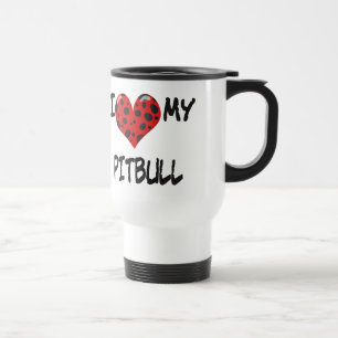 Caneca Térmica Eu amo meu Pitbull