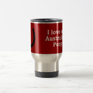 Caneca Térmica Eu Amo Meu Pôneo Australiano