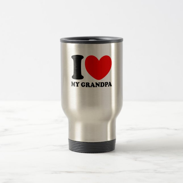 Caneca Térmica Eu amo meu vovô (Centro)