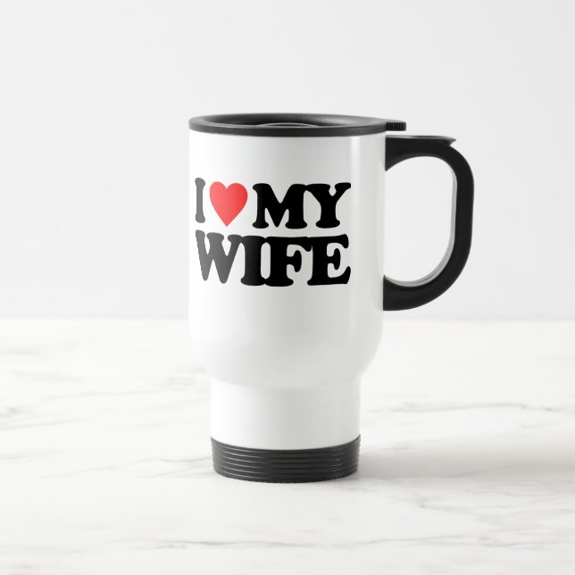 CANECA TÉRMICA EU AMO MINHA ESPOSA (Direita)