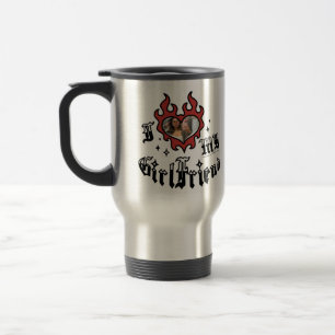 Caneca Térmica Eu Amo Minha Namorada - Vermelho - DingusDesign