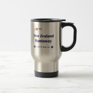 Caneca Térmica Eu amo minha Nova Zelândia Huntaway (o cão