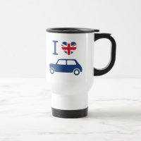 Eu amo Mini Coopers Blue -