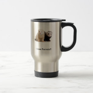 Caneca Térmica Eu amo o copo do viagem das doninhas