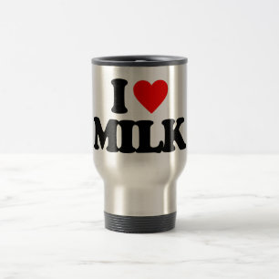 CANECA TÉRMICA EU AMO O LEITE