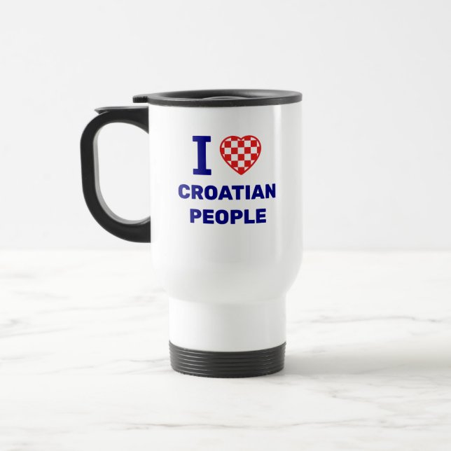 Caneca Térmica Eu Amo o Povo Croata (Esquerda)