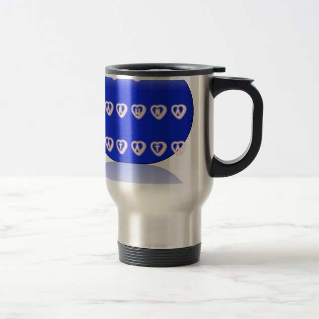 Caneca Térmica Eu Amo O Reino Unido (Direita)