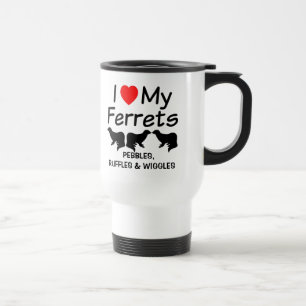 Caneca Térmica Eu Amo Os Meus Três Furões
