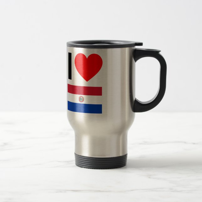 Caneca Térmica eu amo paraguay (Direita)