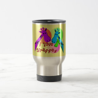 Caneca Térmica Eu amo presentes dos girafas