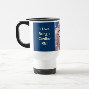 Caneca Térmica Eu amo ser uma enfermeira cardíaca! presentes Cane