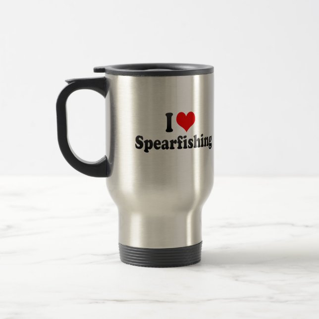 Caneca Térmica Eu amo Spearfishing (Esquerda)