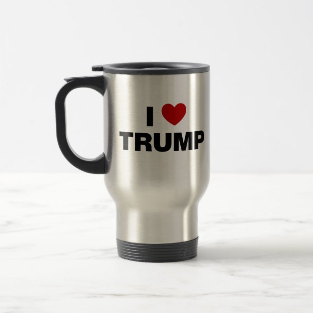 Caneca Térmica Eu Amo Trump (Esquerda)