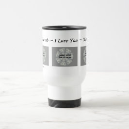 Caneca Térmica Eu Amo Você Foto Personalizável Mug