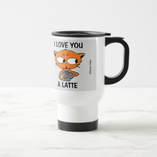 Caneca Térmica EU AMO VOCÊ MUITO Café Pun divertido