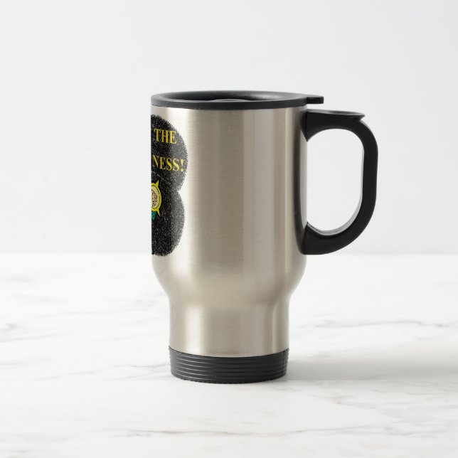 Caneca Térmica Eu ataco a escuridão! (Direita)