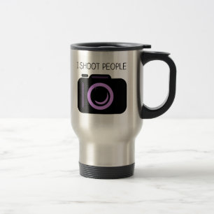 Caneca Térmica Eu Atirei Pessoas Engraçado Fotógrafo Dizendo