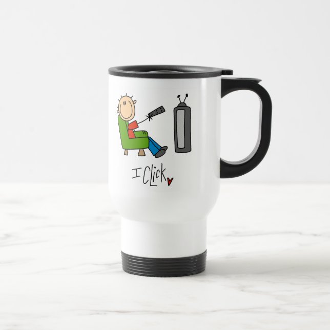 Caneca Térmica Eu clico TV (Direita)